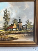 Obraz olejny pejzaż 