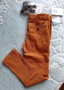 Mayoral spodnie z szelkami w prążek rozmiar 128