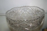 duża misa kryształ PRL  