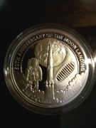 50 rocznica lądowania księżycu 50 anniversary 1 dollar srebro 999 oz 2019
