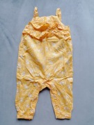 H&M Kombinezon Bez Rękawów na Lato Falbanka R. 80