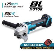 4-biegowa Szlifierka Akumulatorowa 125mm _ Kompatybilna z bat. MAKITA 18V