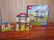 Lego Friends 41398 Dom Stephanie + Lego 41396 Plac zabaw dla piesków