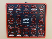 Kalendarz 2026 F1 3D 