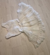 strój szata aniołka jasełka aniołek śnieżynka BALETNICA 1863