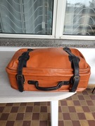 Walizka 100 % skóra PRL duża 