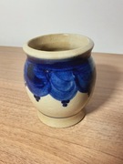 Wazon doniczka naczynie ceramiczne kamionka kobalt 