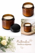 Naturalna świeca sojowa handmade | zapachowa | dekoracyjna |prezent |120 ML