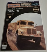 Model kartonowy Tatra 111