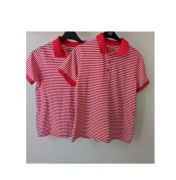 koszulki polo w paski żeglarskie jachtowe z kołnierzykiem rozpinane