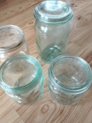 Słoiki weki  Kolekcjonerskie -  4 sztuki sygnatury