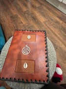 Zeszyt Ala skóra skórzany , okładka notes pamiętnik wdzięcznopis 