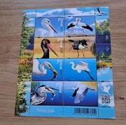 5112-5115 Arkusz Polskie ptaki