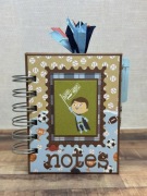 Notes na spirali ręcznie wykonany idealny na prezent dla chłopca