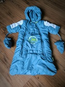 Coccodrillo kombinezon śpiwór kurtka 62 do wózka nosidełka zimowy ocieplany