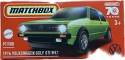 Matchbox 1976 Volkswagen Golf GTI MK1