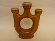 Bochnia, świecznik Baszta, ceramiczny świecznik, ceramika PRL, vintage