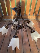 Żyrandol o 5 karniszach