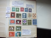 19szt. znaczki Mi 302 odcień z rocznik 1959 Niemcy RFN BRD kasowane