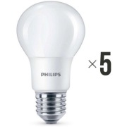 ZESTAW 5x ŻARÓWKA LED A60 8W =60W E27 PHILIPS
