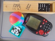 ZESTAW 4 GIER / ŁAMIGŁÓWKA, DOMINO, SUDOKU, UKŁADANKA PRZESUWANKA