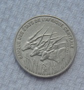 Afryka Środkowa BEAC 100 franków 1998 KM# 13 Ładny stan