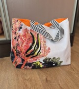 Torba plażowa,  płócienna Avene nowa 37x57