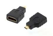 Adapter micro HDMI - HDMI przejściówka HDMI GOLD !