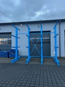 Regały regaly wspornikowe dwustronne magazynowe na drewno profile 400cm 