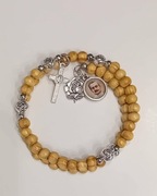 Różanie na rękę św. Józef Moscati i św. Jan Paweł II