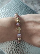 Różaniec na rękę bransoletka 