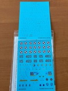 Kalkomania MiG-29 1/48 Polish Techmod