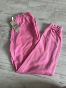 Różowe dresy Sinsay M basic high waist