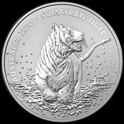 Srebrna moneta Sumatran Tiger 2020, 1oz, RAM