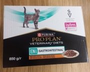 PRO PLAN Veterinary Gastrointestinal dla kotów / łosoś 3 pudełka po 10x85g