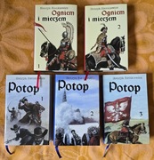Henryk Sienkiewicz Ogniem i mieczem 1-2 + Potop 1-3 + Pan Wołodyjowski 