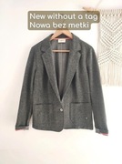 Nowa bez metki Cartoon szara marynarka dzianinowa elegancka rozm L/40/12