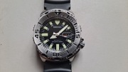 seiko - skx779 - black monster - automat - zegarek