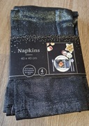 Serwetki z metaliczną nitką 