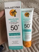 Nowy nieużywany Kolastyna 50 spf krem do twarzy przeciwsł skóra Wrażliwa