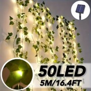 Solarna girlanda LED z bluszczem 7,01 m na ściankę stół balkon do ogrodu 