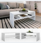 VICCO ława z półką biała 99,6 x 39,8 x 40cm 