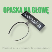 Opaska z nickiem Minecraft – na imprezę, cosplay lub premierę filmu!