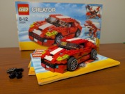 Lego 31024 Creator 3w1 Czerwony Samochód z Pudełkiem
