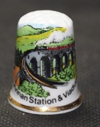 Naparstek Kolekcjonerski Porcelanowy Glenfinnan Station & Viaduct