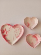 Podstawki w kształcie serca dzień Babci 3 sztuki, serce