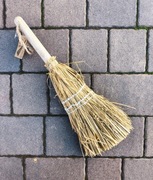 Mała Naturalna miotła 47x18 cm Nowa