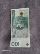 Banknot 100 zł Ciekawy numer