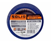 Taśma malarska 25mm Soft UV Solid