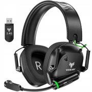 Nowe Słuchawki Bezprzewodowe Weasery WG4 Wifi BT Mikrofon Gry PS5 PC Laptop